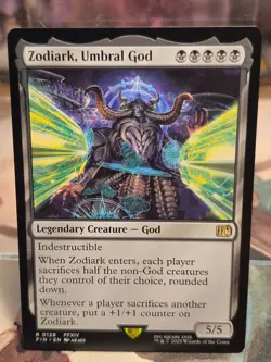 R 0128 Zodiark, Umbral God NM Rare FFXIV Final Fantasy MTG Card FIN Black God - Image 1