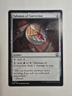 Talisman of Conviction Commander: Modern Horizons 3 Regular Mtg - Image 1