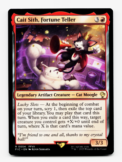 Cait Sith, Fortune Teller [Commander: Final Fantasy] MTG Magic - NM/M 🔥 - Image 1