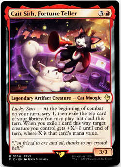 Cait Sith, Fortune Teller [Commander: Final Fantasy] MTG Magic - NM/M 🔥 - Image 3