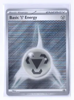 Pokemon BASIC METAL ENERGY SVE 024 - Black Bolt/White Flare - Rev Holo - MINT - Image 1