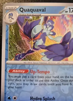 Quaquaval 052/191 Reverse Holo Uncommon Scarlet & Violet: Surging Sparks Pokemon - Image 2