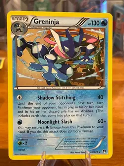2016 Pokemon XY Breakpoint Greninja 40/122 Rare Stage 2 MP - Image 1