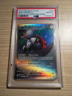 Pokemon TCG Iron Treads EX Scarlet & Violet Special Illustration Rare PSA 10 - Image 1