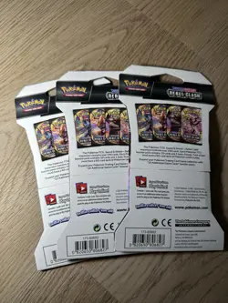 Pokemon TCG Rebel Clash Sleeved Booster Packs, 3 Sealed Booster Packs! - Image 2