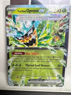 Pokemon TCG Teal Mask Ogerpon ex 025/167 Scarlet & Violet - Twilight Masquerade - Image 1