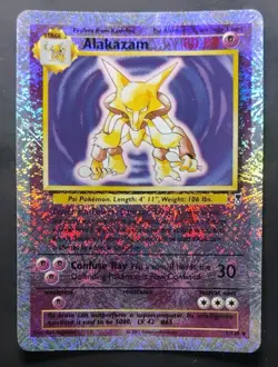 Alakazam #1/110, Reverse Holo Rare Legendary Collection, Vintage Pokemon, NM - Image 1