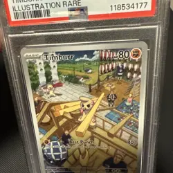 Pokemon TCG -Timburr S&V Twilight Masquerade illustration rare #183/167 PSA 10 - Image 3