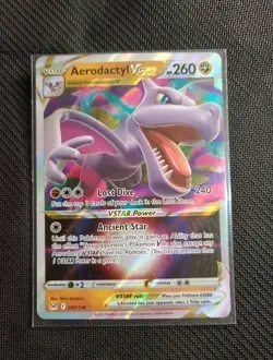 Pokemon TCG Aerodactyl Vstar Sword & Shield - Lost Origin 093/196 Holo Ultra... - Image 1