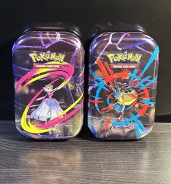 Pokemon Mega Evolutions - Mini Tins - Two Tins - Factory Sealed! - Image 1