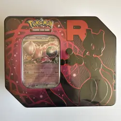 Pokemon Team Rocket MewTwo Tin New Sealed Destined Rivals - NEW / SEALED - Image 1