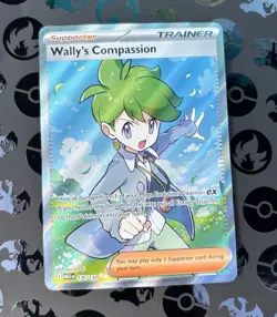 Wally's Compassion 176/132 Full Art Ultra Rare - Pokemon TCG: Mega Evolution NM - Image 1