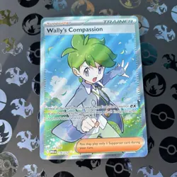 Wally's Compassion 176/132 Full Art Ultra Rare - Pokemon TCG: Mega Evolution NM - Image 3