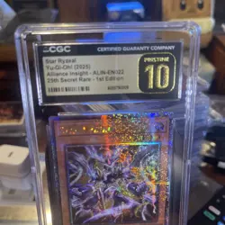 Yu Gi Oh! ALIN-EN022 Star Ryzeal 1st Ed. Quarter Century SR Pristine CGC 10 - Image 5