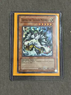 Yugioh Zaborg The Thunder Monarch AST-023 Unlimited Super Rare Holo - Image 1