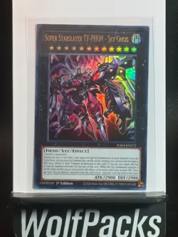 Yu-Gi-Oh! Super Starslayer TY-PHON Sky Crisis RA04-EN072 1st Edition Ultra Rare - Image 1