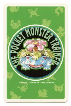 1996 Vintage Squirtle Ace of Hearts Japan Original Playing Cards Pokemon Green - Image 3