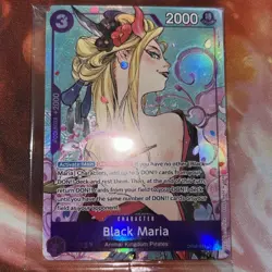 Black Maria (Illustration Box Vol.2) - One Piece Promotion Cards (OP-PR) SEALED - Image 1
