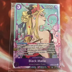 Black Maria (Illustration Box Vol.2) - One Piece Promotion Cards (OP-PR) SEALED - Image 2