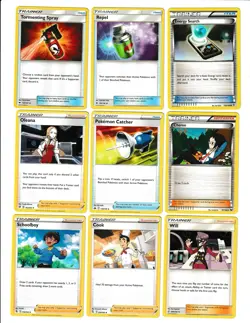 Pokemon TCG (9x) -Trainer Type Energy Card Lot - Image 1