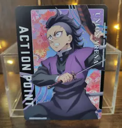 UNION ARENA Demon Slayer UA05BT/KMY-1-AP05 Genya Shinazugawa Action Point Card - Image 1