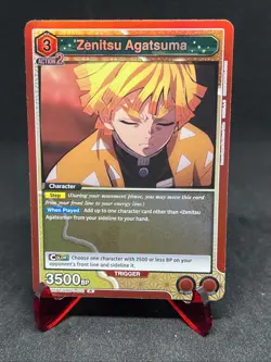 Zenitsu Agatsuma R KMY-1-070 Demon Slayer Union Arena Holo English Card - Image 1
