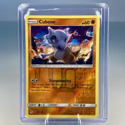 Cubone Reverse Holo Common Card Hidden Fates 37/68 Pokemon TCG Near Mint - Image 3