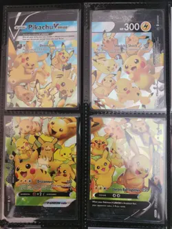 Pokemon TCG - Pikachu V-Union - SWSH139 - 142 - Celebrations Promo 4 Card Set - Image 1