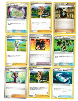 Pokemon TCG (9x) -Trainer Type Energy Cards - Image 1