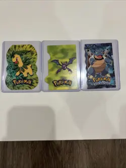Pokemon Topps Die Cut And Embossed Cards - Image 1