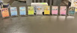 Prismatic Evolutions Complete Eeveelutions Set: 9 Card Lot With Eevee Pokeball! - Image 1