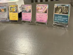 Prismatic Evolutions Complete Eeveelutions Set: 9 Card Lot With Eevee Pokeball! - Image 3