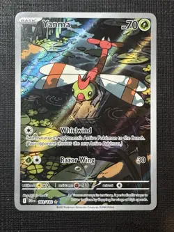 Pokemon TCG Yanma Destined Rivals Full Art Rare Card 183/182 NM Condition - Image 1