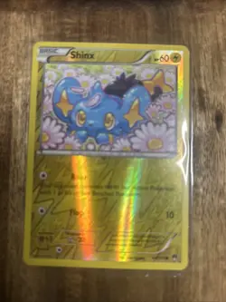 Pokemon TCG Shinx Breakpoint Reverse Holo Card 44/122 Common LP - Image 1