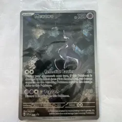 MEWTWO SVP 052 Scarlet Violet 151 Promo Illustration Rare Pokemon Card SEALED - Image 1