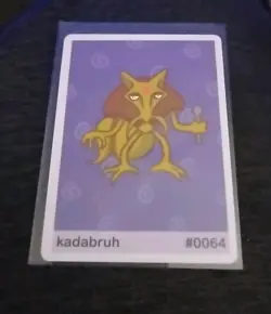 Pookiemoot Kadabruh #64 Kadabra Parody Card Fan Art Derpy - Image 1