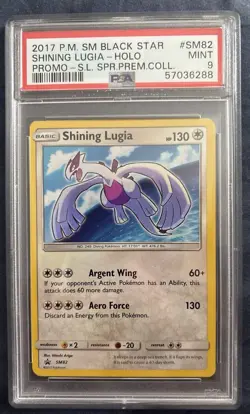 Shining Lugia Black Star Promo PSA 9 Pokemon Card English Mint - Image 1