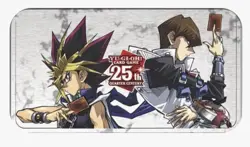 ( Lot of 4) Yugioh! 25th Anniversary Dueling Mirrors Empty Tins + 5 random cards - Image 1