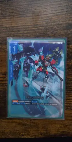 Siege Ploy Alternate Art Foil - ST02-014 C+ NM - Gundam TCG Card Game - Image 1