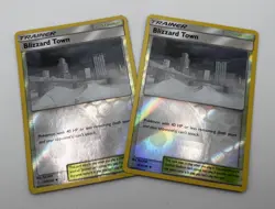 Blizzard Town Reverse Holo 187/236 x2 2x Pokemon Card Unified Minds 2019 - Image 1
