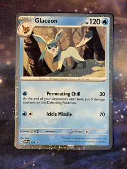 Glaceon 171 Scarlet & Violet Black Star Promo Pokemon Card Holo Holographic NMLP - Image 1