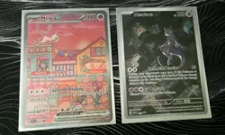 Mew EX And Mewtwo Promo Cards Pokemon Scarlet And Violet 151 - Image 1
