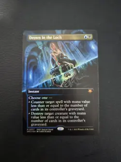 Drown in the Loch (Borderless) Special Guests Foil MTG NM Magic Card - Image 1