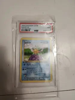 Pokemon Squirtle TCG Base Set 1st Edition Common Card 63/102 - Image 1