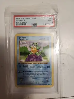 Pokemon Squirtle TCG Base Set 1st Edition Common Card 63/102 - Image 2
