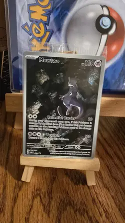 Pokemon 151 Mewtwo 052 Scarlet & Violet UPC Black Star Promo Card Holo Sealed - Image 2