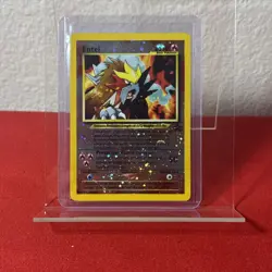 Pokemon Card - Entei #34 Black Star WOTC Movie Promo Reverse Holo - Image 1