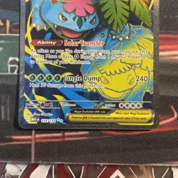 Mega Venusaur EX 155/132 Mega Evolution ENG Pokemon TCG Card NM Ultra Rare FA - Image 2