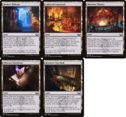 EDH New Capenna FETCH Land Set of 5 ~mtg Obscura Brokerts Hideout Maestros - Image 1