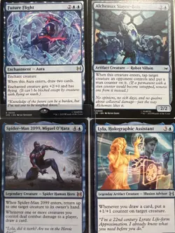 Spider-Man 2099, Miguel O'Hara + BONUS | Marvel's Spider-Man | MTG Magic BLUE - Image 1